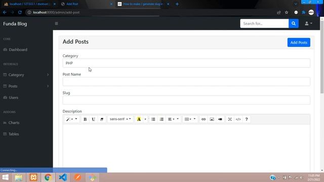 Laravel 8 Blog - 12: How to generate slug in laravel 8 | how to create slug or url in laravel 8 смотреть онлайн