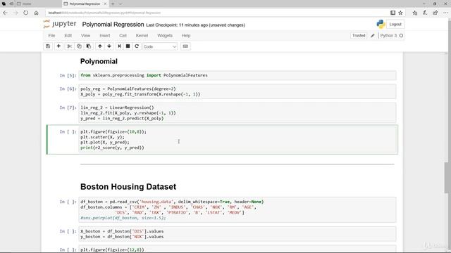 20 Machine learning in Python || Polynomial Regression смотреть онлайн