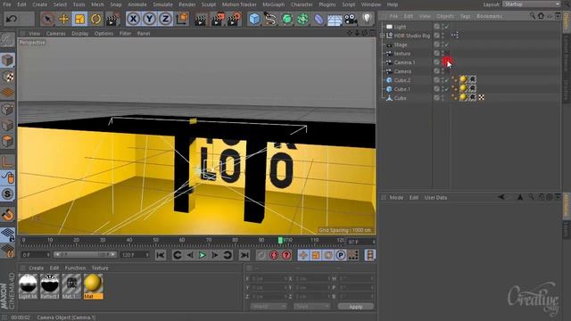 Создание интро с помощью Camera Mapping Cinema 4D смотреть онлайн