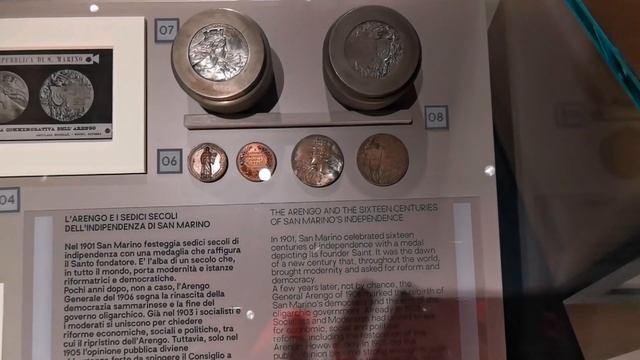 Обзор музея "Francobollo e della Moneta" Сан Марино. смотреть онлайн