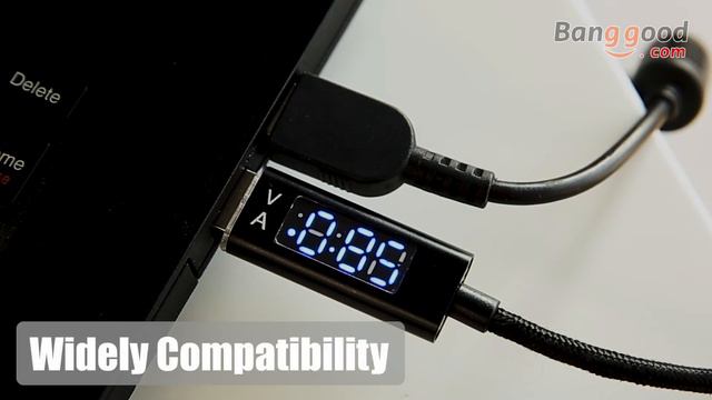 Bakeey 2 in 1 Current Voltage Display Type C Micro USB Nylon Braided Phone Cable for Samsung S9 S8 смотреть онлайн