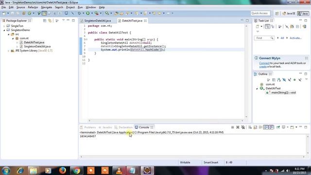 singleton pattern смотреть онлайн