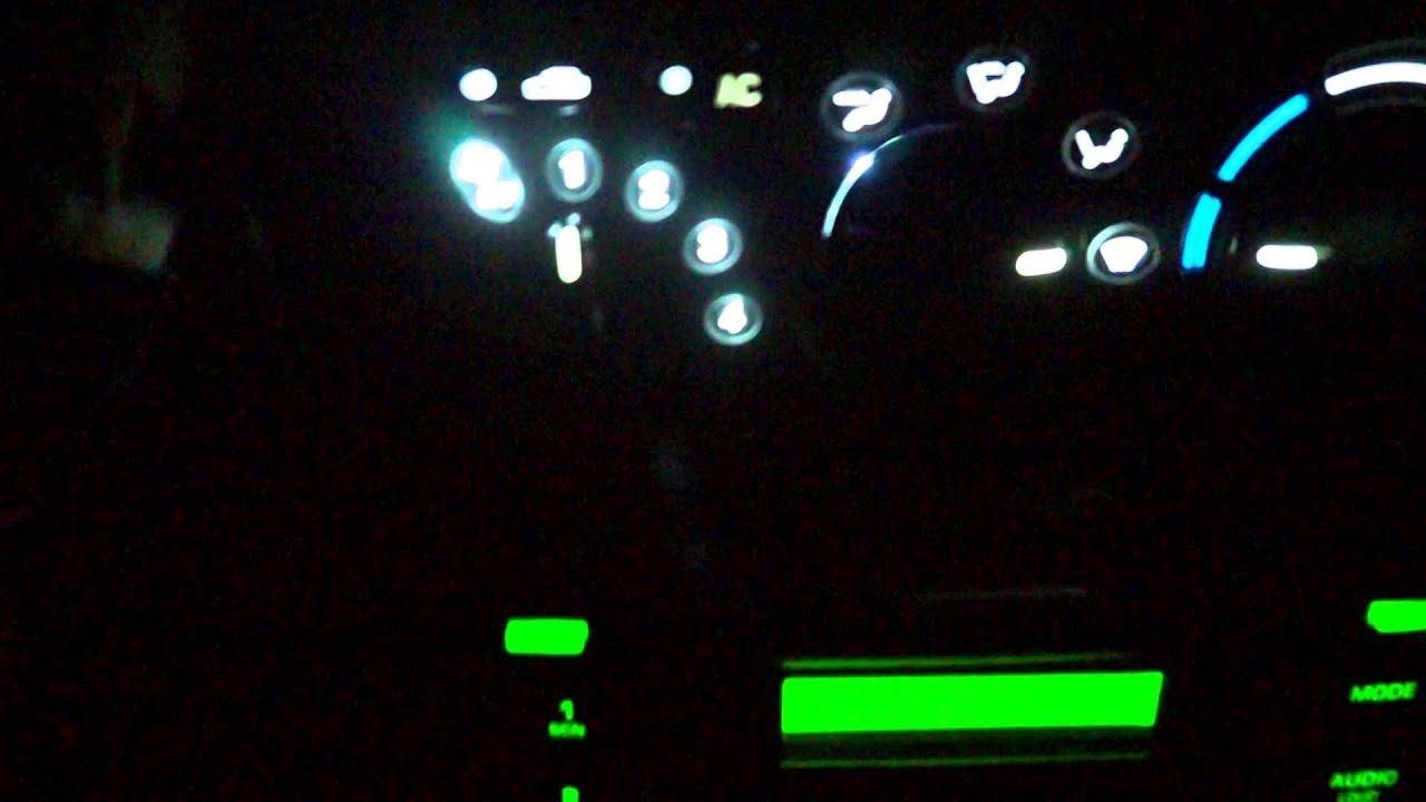 Пересвет приборной панели и печки Daewoo Nexia N150 смотреть онлайн