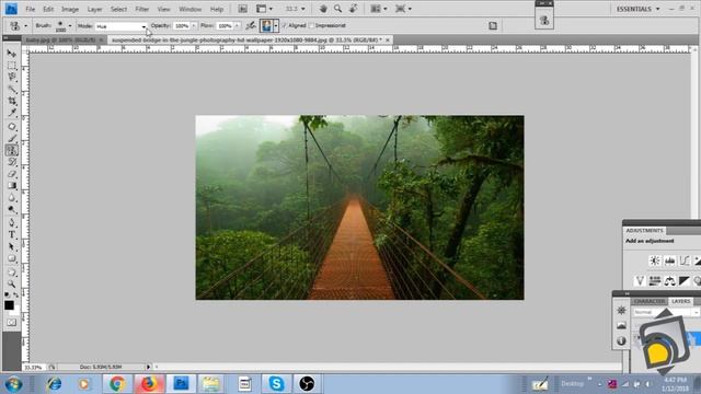 Photoshop Tutorial - Pattern Stamp Tool Part-8 (II) смотреть онлайн