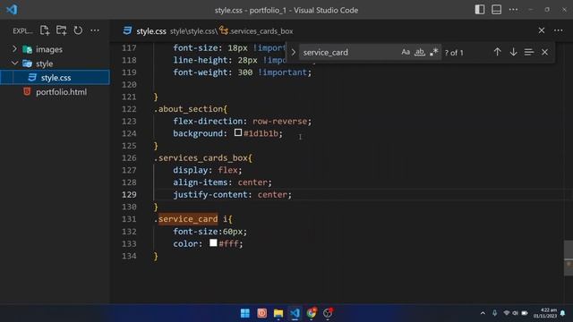 Portfolio website html css | Pure HTML And CSS смотреть онлайн