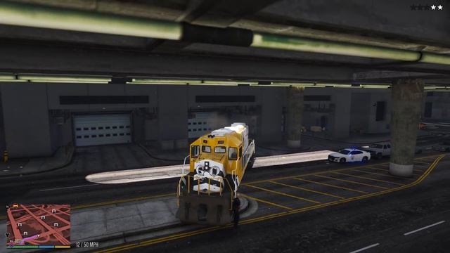 УПРАВЛЯЮ ПОЕЗДОМ СМЕРТИ В ГОРОДЕ! ПОЛИЦИЯ МЕНЯ НЕНАВИДИТ! - GTA 5 (МОДЫ ГТА 5) смотреть онлайн