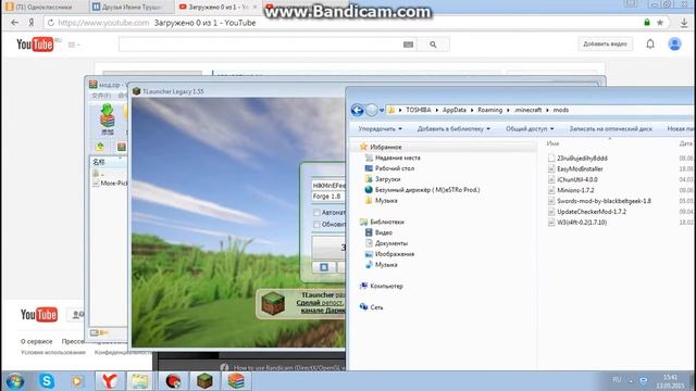 Копия видео "Как установить моды на Minecraft 1.8.1" смотреть онлайн