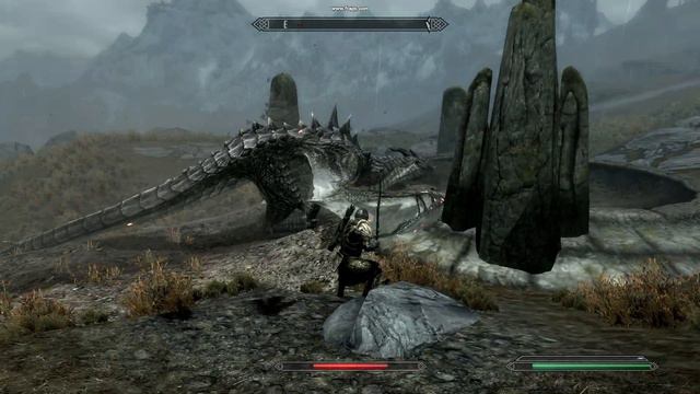 Skyrim - Dragon Fly and Crash смотреть онлайн