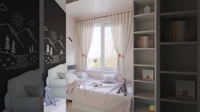 Милая, уютная, нежная novaja детская комната 2022 г. смотреть онлайн