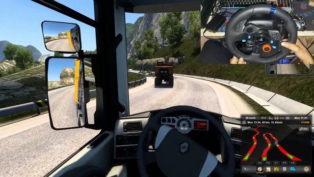 #ets2 #logitechg29 #rungamings Euro Truck Simulator 2 | Logitech g29 gameplay off-road-loading truc смотреть онлайн