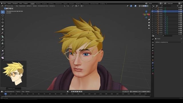 ❖ Hair for Sims 4 in Blender ❖ смотреть онлайн