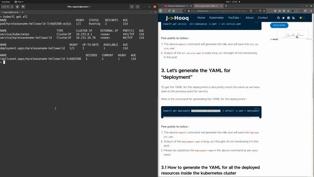 kubectl export YAML | Get YAML for deployed kubernetes resources(service, deployment, PV, PVC.... смотреть онлайн