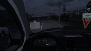 Приехал последний круг по 55 маршруту на ГАЗели, Чистогорск, omsi 2