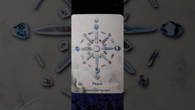 Peace ⛰️ Scolecite and Tree Agate ⛰️ Crystal Grid Oracle Card Meaning смотреть онлайн