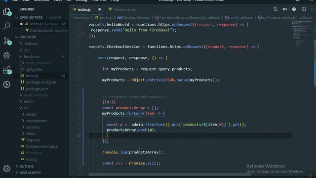 77- Finally, Stripe Checkout with Dynamic Data from Firebase Admin смотреть онлайн