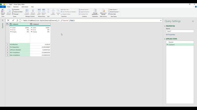[Power Query] Pivot Columns - List.Split & Table.FromRows смотреть онлайн