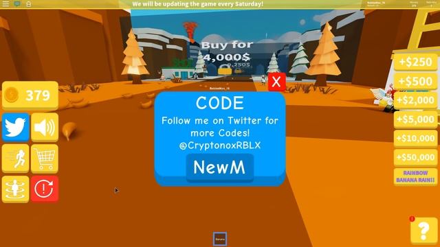 Roblox Banana Simulator 2 - ALL CODES! смотреть онлайн