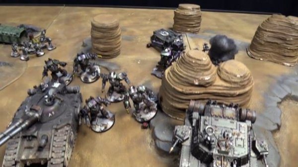 HORUS HERESY BATTLE REPORT - Iron Hands VS Sons Of Horus