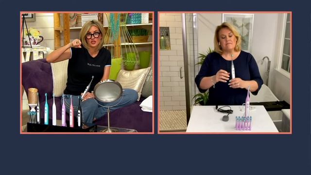 Soniclean Pro 4800 Rechargeable Toothbrush with 12 Brush Heads on QVC смотреть онлайн