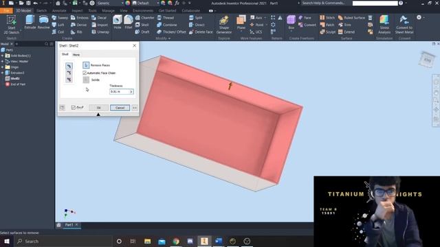 Shells | Autodesk Inventor 2021 Tutorial Series by FTC Team 15891 Titanium Knights B смотреть онлайн