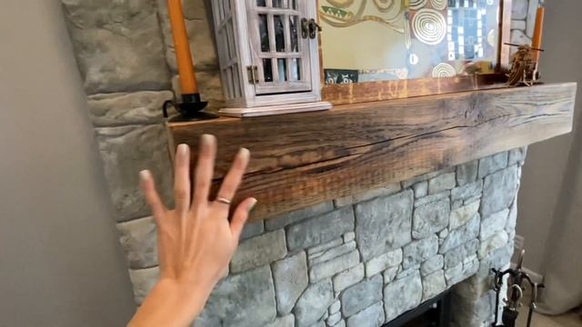 Наш камин готов?Обустраиваем гостиную, покупки в Икеа: пуф, ковер, кресло??☕️ смотреть онлайн