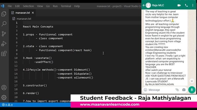 After 10 years out of the IT industry, Raja became a MERN STACK Developer | Students Feedback смотреть онлайн