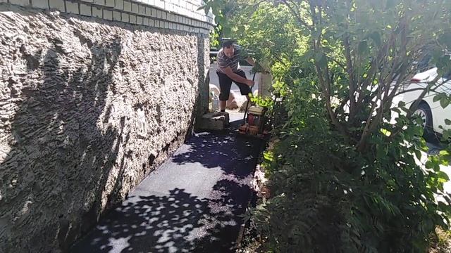 Устройство отмостки Пр  Строителей,34В