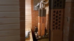 Как изолировать трубу на выходе из печи от ИК-излучения - Баня в гараже