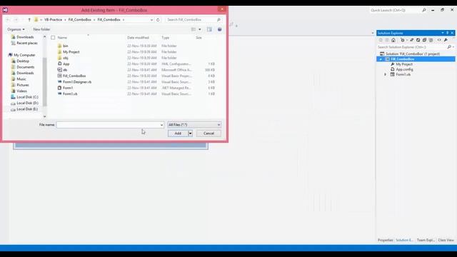 How to Fill ComboBox with MS Access Database Data. смотреть онлайн