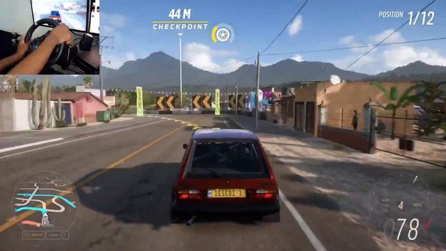 Forza Horizon 5 - Volkswagen Golf MK1 GTI | Road Race | Steering Wheel Gameplay смотреть онлайн