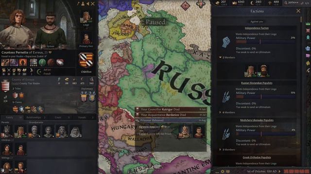 Crusader Kings III Miklagarðaríki and Vladimir's Second Choice achievement guide part 7 The End смотреть онлайн