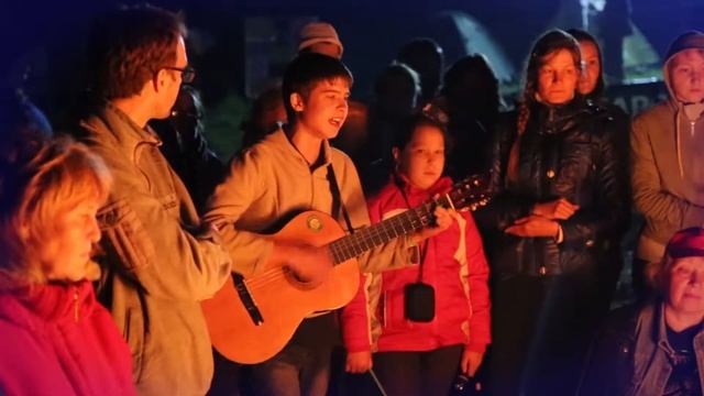 Бабушкина дача 2014.Песни у костра-1 смотреть онлайн