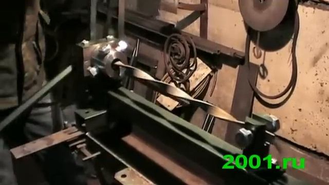 Кузнечное оборудование для холодной ковки. Холодная ковка. Станок Твистер. смотреть онлайн