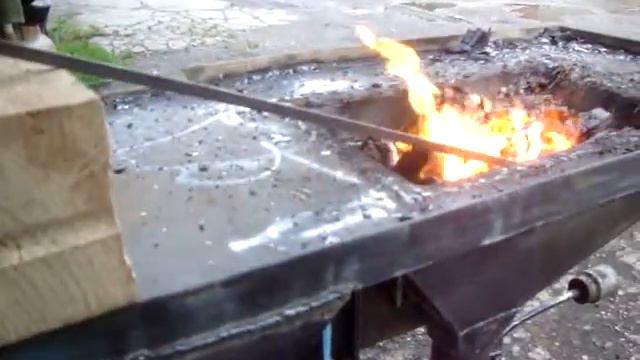 Самодельное горно, делаем мастерскую художественной ковки. смотреть онлайн