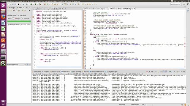 Java & Spring Boot Tutorial 8 - Validierung in Hibernate смотреть онлайн