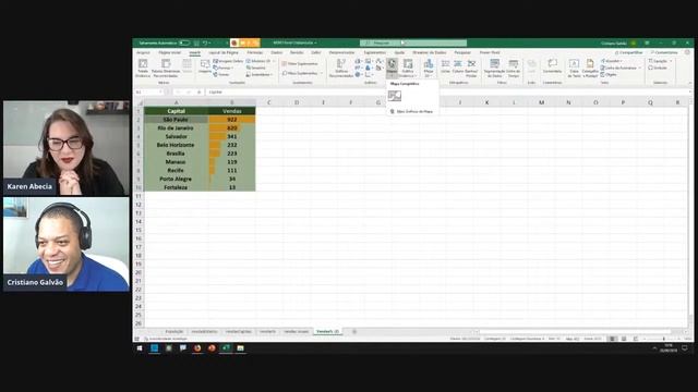 Como usar gráficos do Excel no Power Point sem Ctrl C + Ctrl V - com Cristiano Galvão смотреть онлайн
