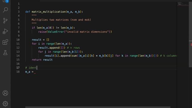 Matrices in python | GitHub Copilot смотреть онлайн
