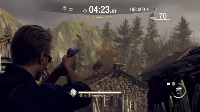 Resident Evil 4 Remake Mercenaries - Деревня, Вескер S++ Ранк смотреть онлайн