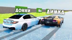 НОВОЕ ШОУ ! ЛЕДЯНАЯ ДОРОГА В BEAMNG DRIVE ! У КАКОЙ МАШИНЫ ЛУЧШЕ ТОРМОЗА Бименджи Драйв