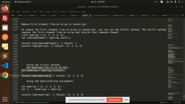 JavaScript Tutorial in Hindi #43 Remove First Element From an Array in JavaScript смотреть онлайн