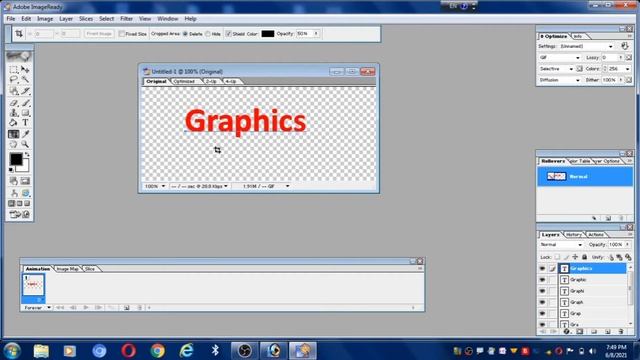 how to make animation on text in Adobe Photoshop In Urdu/Hindi | Class 1 | GIF File Formate. смотреть онлайн