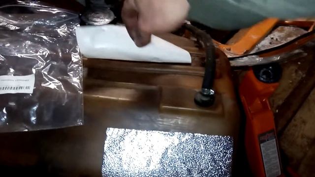 Замена защиты бензобака бурана. термоэкран. смотреть онлайн