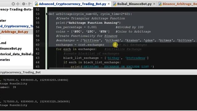 Crypto Triangular Arbitrage in Binance With Python 3 - Live Coding смотреть онлайн