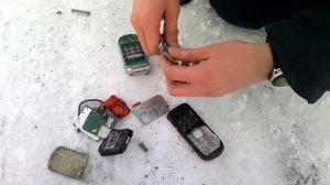 Краш тест телефонов:ALCATEL и NOKIA 1202 специально для TechoCrash.ru