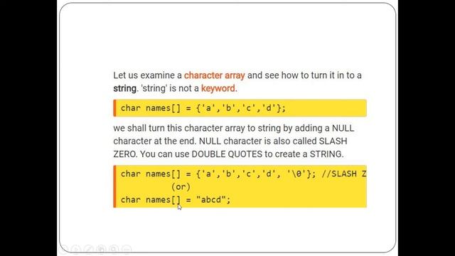 String - What is a String?,Difference between String and Character array? -Part 1 смотреть онлайн