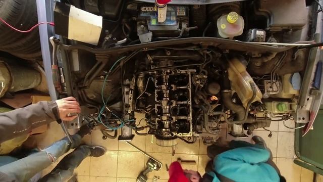 Remont silnika 1.9TDI AJM Passat B5 cz1 Rozbieranie смотреть онлайн