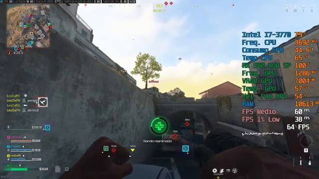 🔴 LIVE - WARZONE 3 | I7 3770 + RX 580 8GB 2048 SP | Graphcs Player | Aliexpress | MW3 | AO VIVO