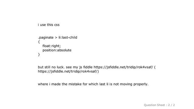 HTML : How to move last li to right most side CSS смотреть онлайн