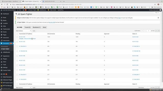 JG Spam Fighter WordPress plugin смотреть онлайн